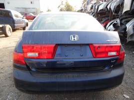 2005 HONDA ACCORD LX NAVY BLUE 4DR 2.4L AT A17672